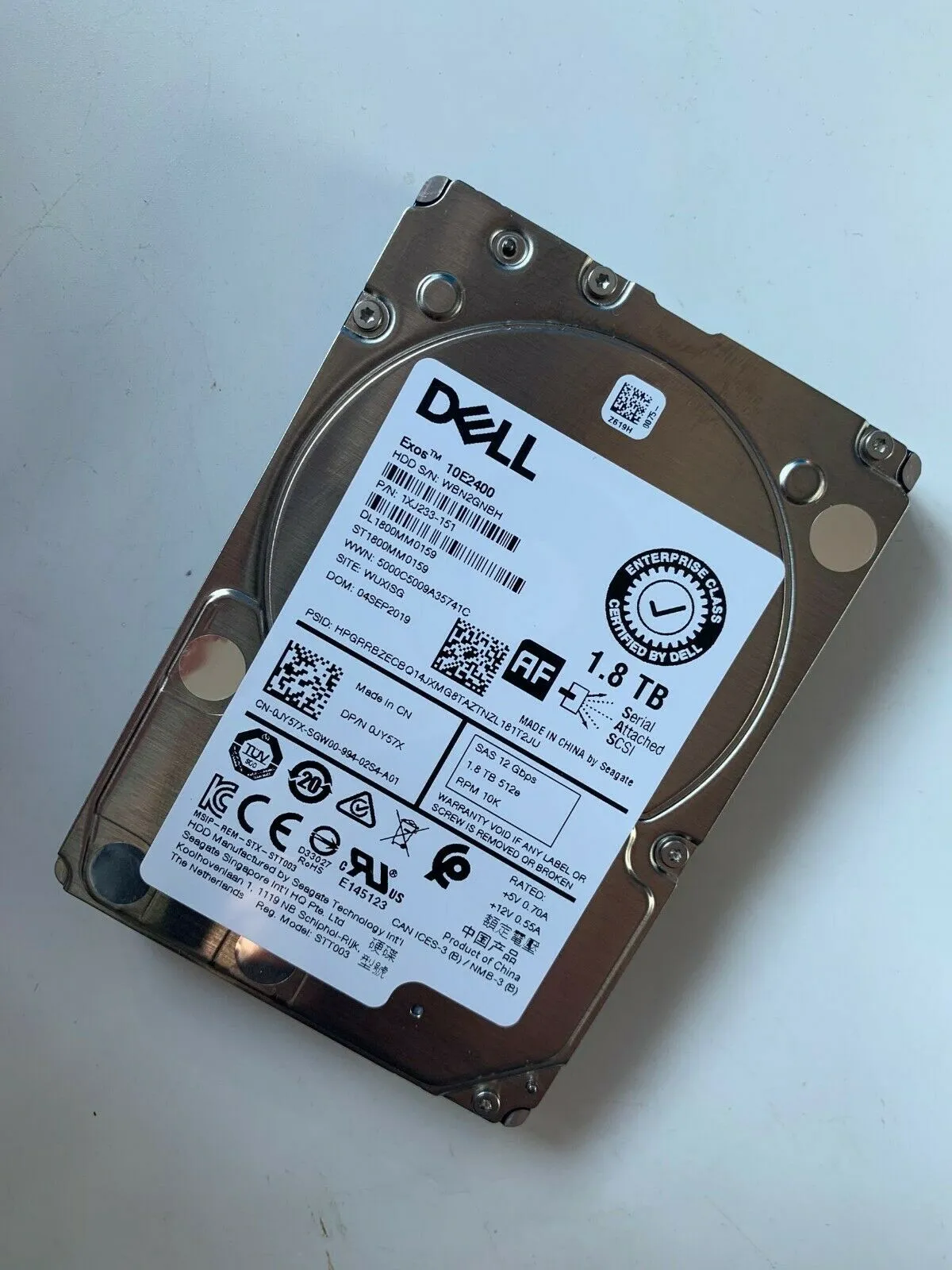 Dell JY57X 1.8TB SAS 10K RPM 12G 512e ST1800MM015 HDD Festplatte – Bild 4