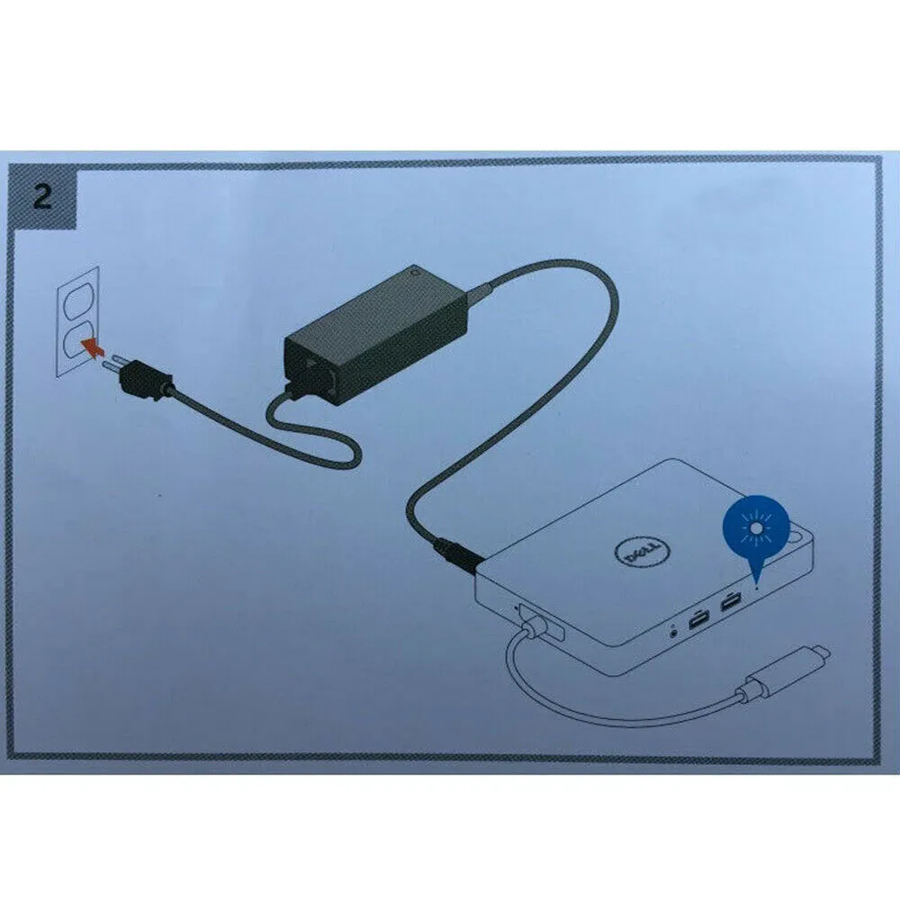 Dell WD15 4K USB-Type C Docking Station K17A K17A001 5FDDV mit 130W – Bild 7