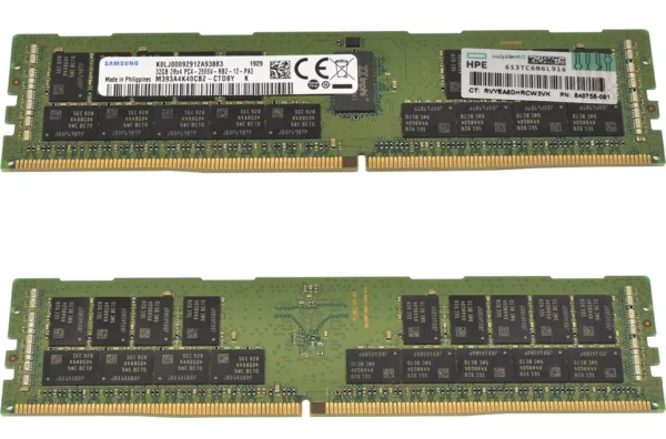 HP 32GB 2Rx4 PC4-2666V-R ECC RAM M393A4K40CB2-CTD 840758-091 850881-001 815100-B21