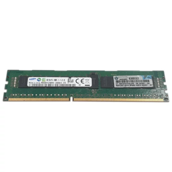 HPE 647651-081 8GB PC3-12800R-11 1Rx4 ECC M393B1G70QH0-CK0 Arbeitsspeicher RAM Memory