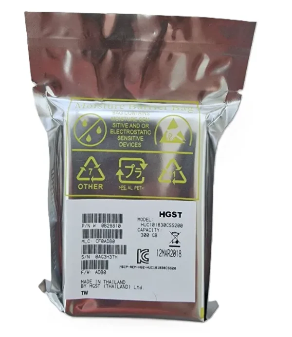 Hitachi HGST Ultrastar C10K1800 300GB HUC101830CSS200 0B31782 2.5" 10K 512n SAS3 HDD