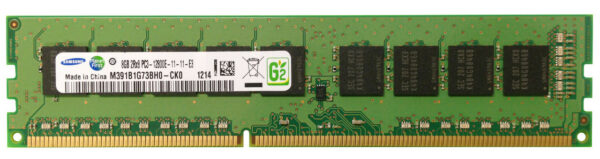 Samsung M391B1G73BH0-CK0 DDR3-1600 PC3-12800E 1.35V CL11 ECC UDIMM RAM