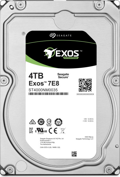 Seagate Exos E 7E8 4TB 3.5" 512n 12Gb/s 128Mb Cache SAS Festplatte ST4000NM0025 – Bild 5