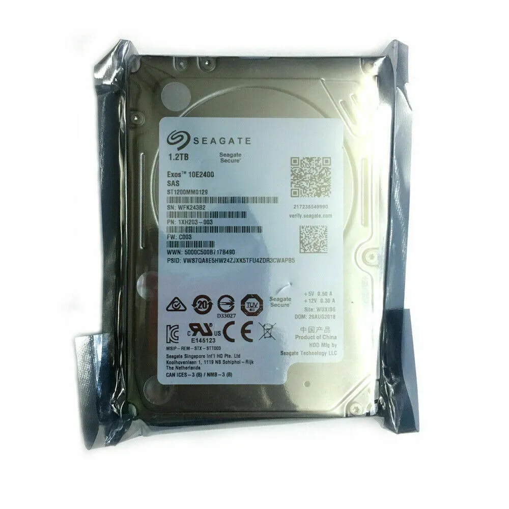 Seagate ST1200MM0129 1.2TB 12Gbs 512e 10K 256Mb Cache 2.5" SAS SFF HDD
