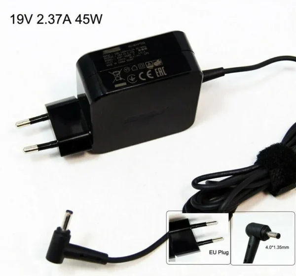 Asus Adapter 45W 19V 2.25A 2P(4PHI) UTYPE 4.0x1.35mm Original Netzteil