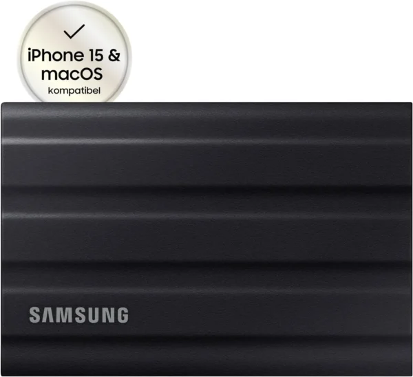 Samsung T7 Shield 1TB NVMe Tragbare Externe SSD MU-PE1T0S/EU für Mac,PC,Smartphone