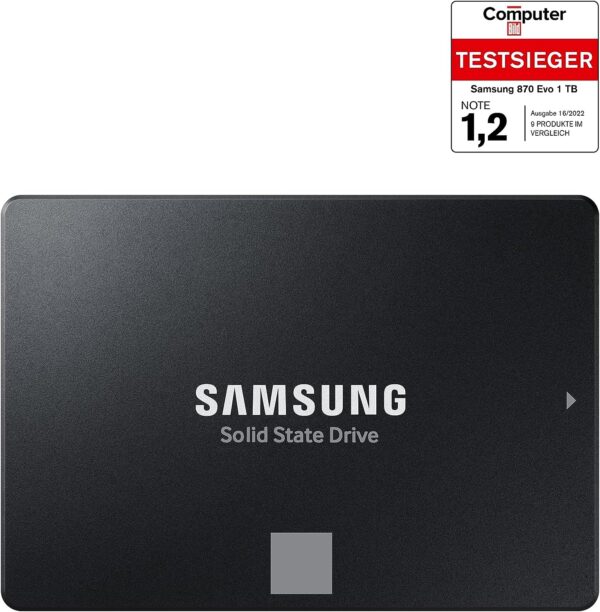 Samsung 870 EVO SATA III 2.5 Zoll - 1 TB SSD MZ-77E1T0B/EU