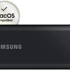 Samsung Portable SSD T5 EVO, 4 TB, USB 3.2 Gen. 1, 460 MB/s Lesen, 460 MB/s Schreiben, Externe Festplatte für Mac, PC, Android, Smart TVs und Spielkonsolen, Inkl. USB-C-Kabel, MU-PH4T0S/EU