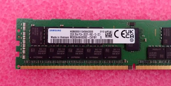Samsung 32GB M393A4K40DB2-CVF DDR4-2933 PC4-23466U-R 2Rx4 RDIMM REG Server Memory RAM – Bild 3