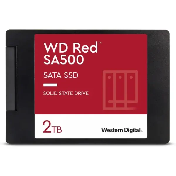 WD Red SA500 NAS 2TB 2,5 SATA SSD Festkörper-Laufwerk WDS200T1R0A