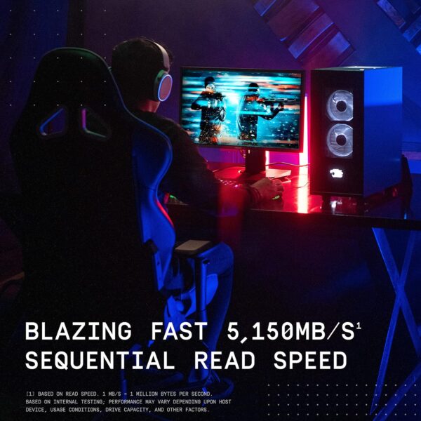 WD_BLACK SN770 NVMe SSD 1TB High-Performance Gaming SSD, PCIe Gen4, M.2 2280 WDS100T3X0E – Bild 3