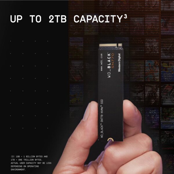 WD_BLACK SN770 NVMe SSD 1TB High-Performance Gaming SSD, PCIe Gen4, M.2 2280 WDS100T3X0E – Bild 5