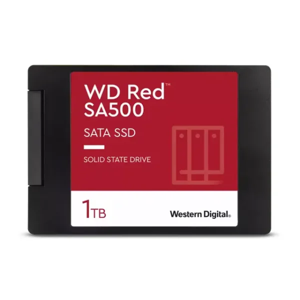 WD Red SA500 NAS 1TB 2,5 SATA SSD Festkörper-Laufwerk WDS100T1R0A