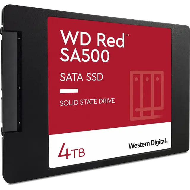 WD Red, SA500, NAS, 4TB , 2,5, SATA, SSD, Festkörper-Laufwerk, WDS400T2R0A, WDS400T1R0A