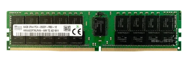 Hynix 64GB 2Rx4 PC4-2933Y DDR4 ECC DIMM Server Memory HMAA8GR7MJR4N-WM