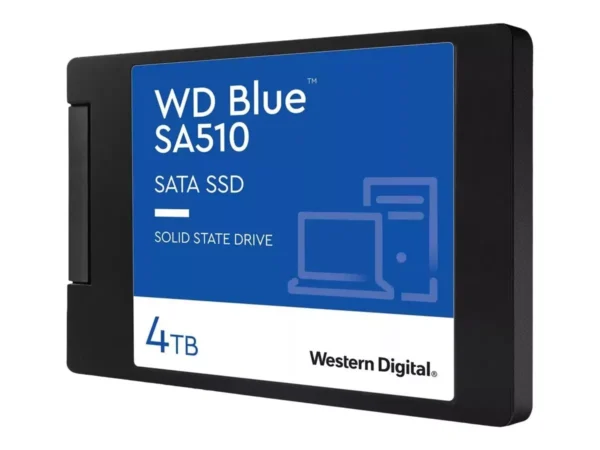WD Blue SA510 2.5" 4TB SATA 6Gb/s 3D-NAND TLC WDS400T3B0A Upgrade für PC/Laptop