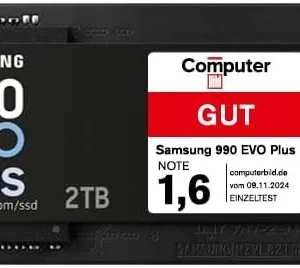 ​Sams​ung 990 EVO Plus M.2 NVMe PCIe 4.0 interne SSD Festplatte ​MZ-V9S2T0BW