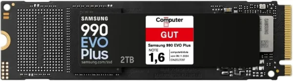 ​Sams​ung 990 EVO Plus M.2 NVMe PCIe 4.0 interne SSD Festplatte ​MZ-V9S2T0BW