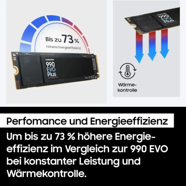 ​Sams​ung 990 EVO Plus 4TB M.2 NVMe PCIe 4.0 interne SSD Festplatte ​MZ-V9S4T0BW – Bild 4