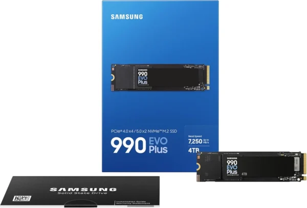 ​Sams​ung 990 EVO Plus 4TB M.2 NVMe PCIe 4.0 interne SSD Festplatte ​MZ-V9S4T0BW