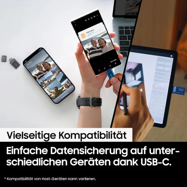 Samsung Type-C USB 3.2 Gen 1 Flash Drive 512GB Blau Speicher 512GB MUF-512DA/APC – Bild 5