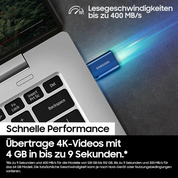 Samsung Type-C USB 3.2 Gen 1 Flash Drive 512GB Blau Speicher 512GB MUF-512DA/APC – Bild 4