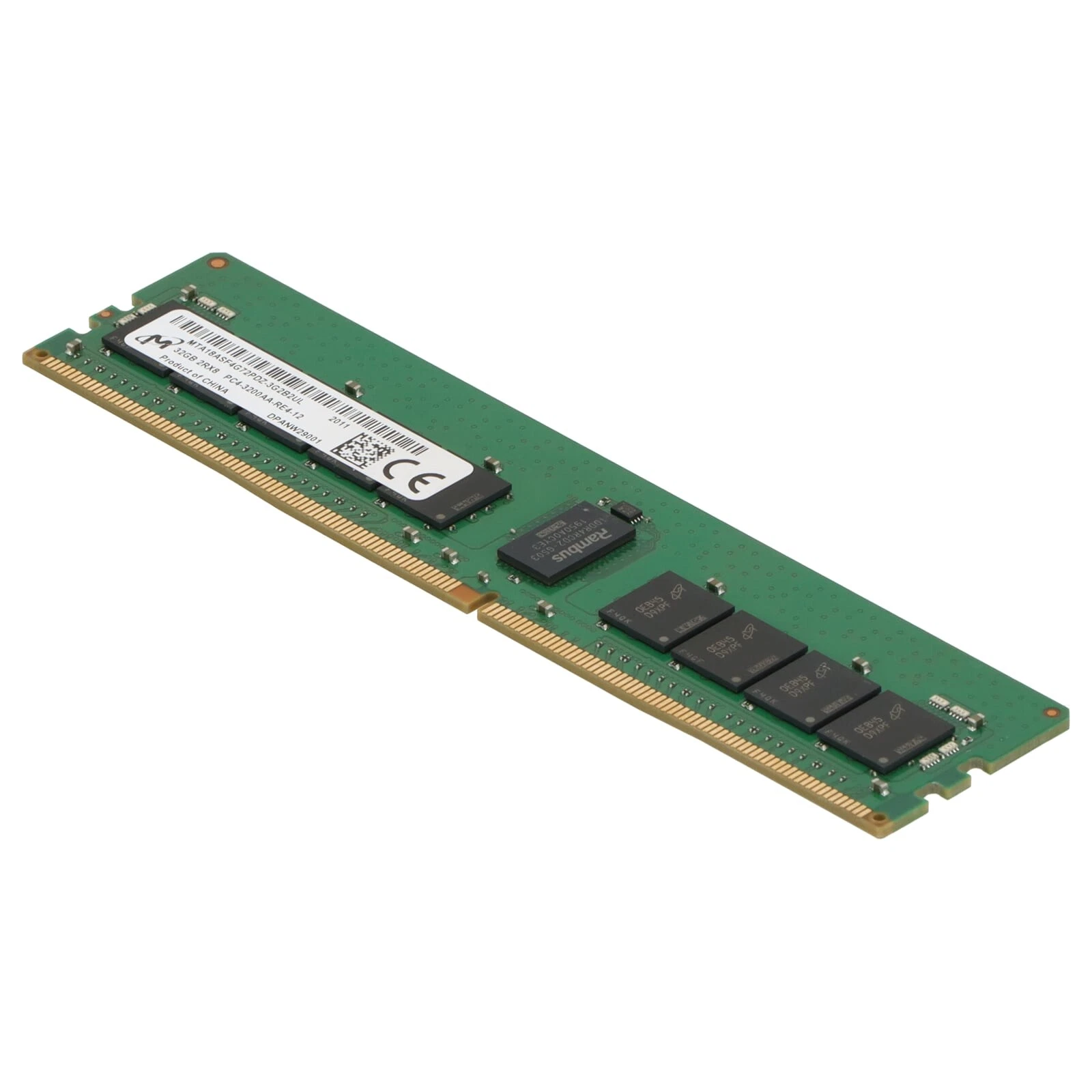 Micron 32GB DDR4 PC4-3200AA 3200MHz 2Rx8 ECC Reg. RAM MTA18ASF4G72PDZ-3G2 – Bild 4